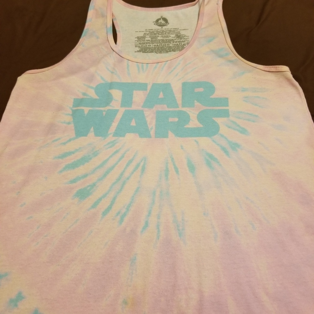 Pink Star Wars tank top